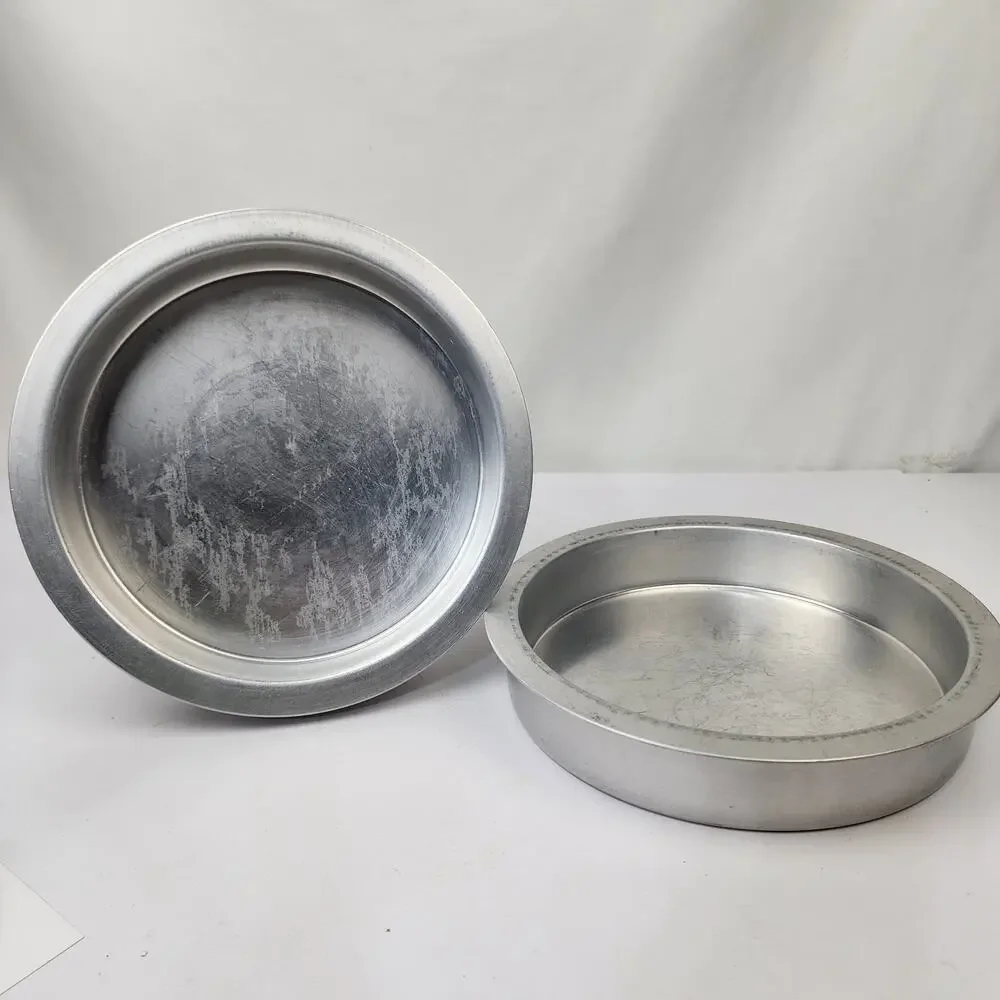 Rema 9 x 1 3/4 Round Cake Pans Insulated Air Baking Bake Double Wall Set Of 2